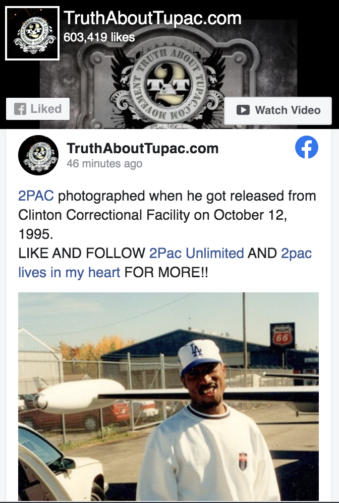 TruthAboutTupac Facebook