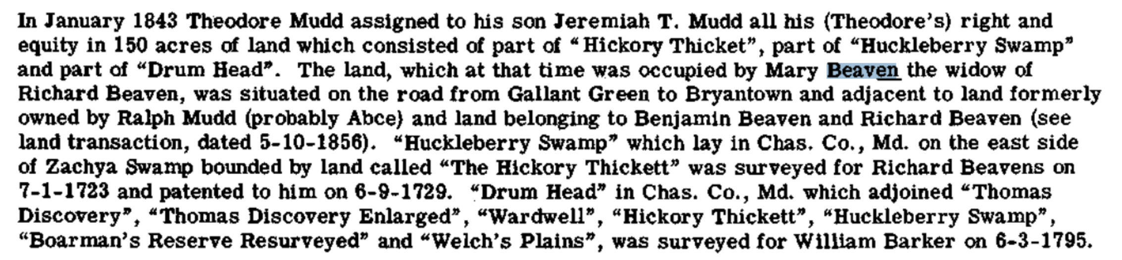Beaven-Mudd-Thickett